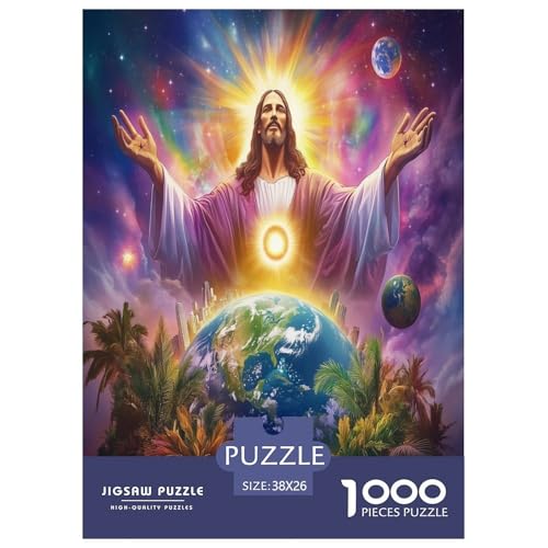 Jesus 1000 Teile Puzzle Für Erwachsene Familien-Challenge-Spielzeuge Stressabbau-Puzzle Gedächtnis des Gehirns Trainieren Für Erwachsene Und Kinder Ab 14 Jahren 38x26cm/1000pcs Jesus 1000 Teile Puzzle Für Erwachsene Familien-Challenge-Spielzeuge Stressabbau-Puzzle Gedächtnis des Gehirns Trainieren Für Erwachsene Und Kinder Ab 14 Jahren 38x26cm/1000pcs von JOFHYYSIE