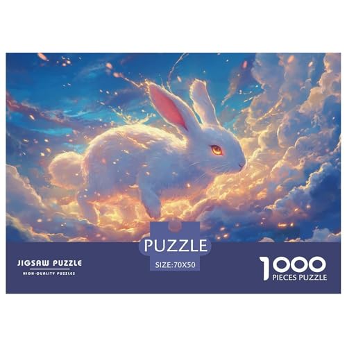 Kaninchen 1000 Piece Jigsaw Puzzle for Adults Challenging Game Stress Relief Puzzle Exercise The Memory of The Brain for The Whole for Women, Gifts for Men 70x50cm/1000pcs Kaninchen 1000 Piece Jigsaw Puzzle for Adults Challenging Game Stress Relief Puzzle Exercise The Memory of The Brain for The Whole for Women, Gifts for Men 70x50cm/1000pcs von JOFHYYSIE