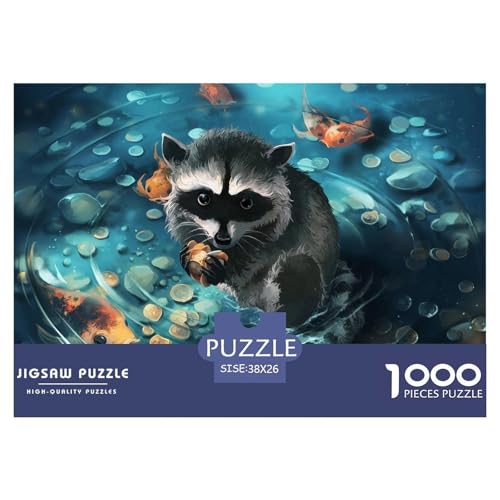 Kleinere Panda 1000 Pieces Jigsaw Puzzles for Adults Family Challenge Toys Stress Relieving Entertainment Exercise The Memory of The Brain for Adults and Kids, Age 12 Years Up 38x26cm/1000pcs von JOFHYYSIE