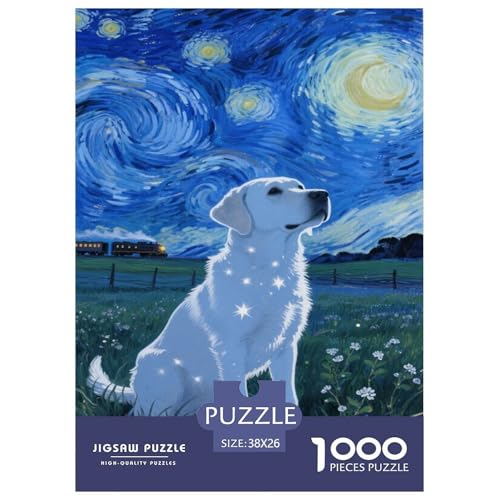 Labrador Retriever 1000 Teile Puzzle Für Erwachsene Familien-Challenge-Spielzeuge Stressabbau-Puzzle Teamgeist Pflegen Für Familien-DekoRatteionen 38x26cm/1000pcs Labrador Retriever 1000 Teile Puzzle Für Erwachsene Familien-Challenge-Spielzeuge Stressabbau-Puzzle Teamgeist Pflegen Für Familien-DekoRatteionen 38x26cm/1000pcs von JOFHYYSIE