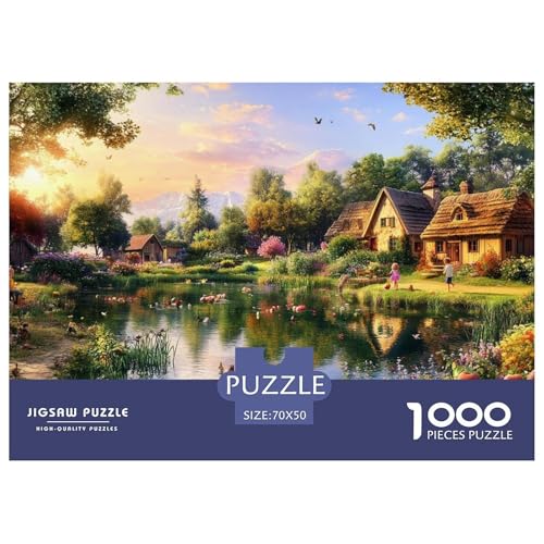 Landschaft 1000 Piece Jigsaw Puzzle for Adults EduKatzeional Games Stress Relief Puzzle Exercise The Memory of The Brain for Family DecoRatteteions 70x50cm/1000pcs Landschaft 1000 Piece Jigsaw Puzzle for Adults EduKatzeional Games Stress Relief Puzzle Exercise The Memory of The Brain for Family DecoRatteteions 70x50cm/1000pcs von JOFHYYSIE