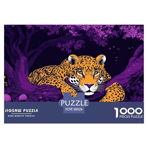 Leopard 1000 Piece Jigsaw Puzzle for Adults EduKatzeional Games Stress Relief Puzzle Exercise The Memory of The Brain for Family DecoRatteteions 38x26cm/1000pcs Leopard 1000 Piece Jigsaw Puzzle for Adults EduKatzeional Games Stress Relief Puzzle Exercise The Memory of The Brain for Family DecoRatteteions 38x26cm/1000pcs von JOFHYYSIE