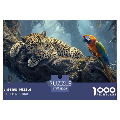 Leopard 1000 Pieces Jigsaw Puzzles for Adults Challenging Game Stress Relieving Entertainment Exercise The Memory of The Brain for The Whole for Women, Gifts for Men 38x26cm/1000pcs Leopard 1000 Pieces Jigsaw Puzzles for Adults Challenging Game Stress Relieving Entertainment Exercise The Memory of The Brain for The Whole for Women, Gifts for Men 38x26cm/1000pcs von JOFHYYSIE