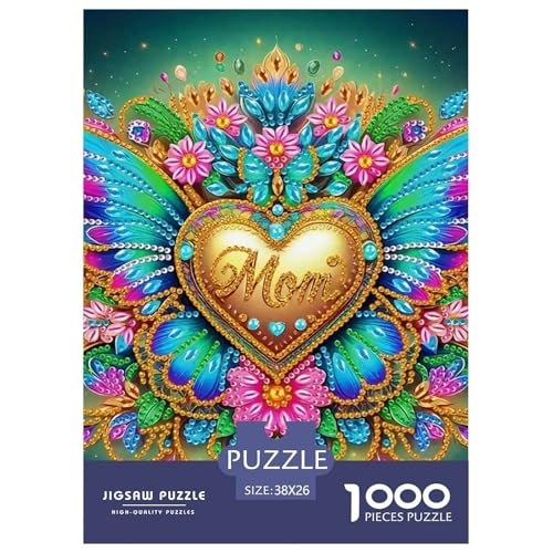 Liebe Blumen 1000 Teile Puzzle Für Erwachsene Familien-Challenge-Spielzeuge Stressabbau-Puzzle Teamgeist Pflegen Für Die Ganze Familie, Geschenke Für Frauen, Geschenke Für Männer 38x26cm/1000pcs von JOFHYYSIE