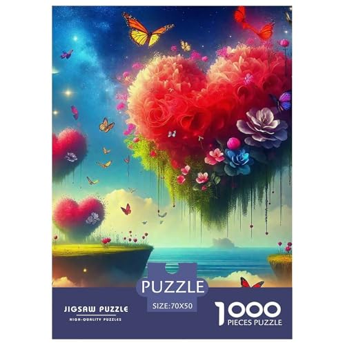 Liebe Blumen 1000 Teile Puzzle Für Erwachsene Herausforderndes Spiel Stressabbau-Puzzle Gedächtnis des Gehirns Trainieren Für Die Ganze Familie, Geschenke Für Frauen, Geschenke Für Männer 70x50c Liebe Blumen 1000 Teile Puzzle Für Erwachsene Herausforderndes Spiel Stressabbau-Puzzle Gedächtnis des Gehirns Trainieren Für Die Ganze Familie, Geschenke Für Frauen, Geschenke Für Männer 70x50c von JOFHYYSIE