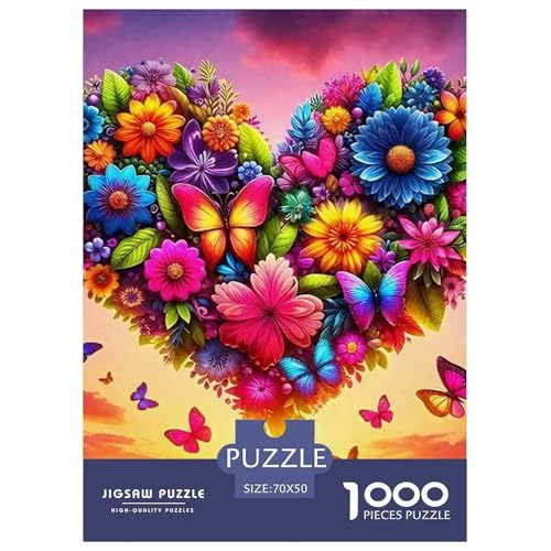 Liebe Blumen 1000 Teile Puzzle Für Erwachsene Herausforderndes Spiel Stresslindernde Unterhaltung Gedächtnis des Gehirns Trainieren Für Männer, Frauen, Ältere 70x50cm/1000pcs Liebe Blumen 1000 Teile Puzzle Für Erwachsene Herausforderndes Spiel Stresslindernde Unterhaltung Gedächtnis des Gehirns Trainieren Für Männer, Frauen, Ältere 70x50cm/1000pcs von JOFHYYSIE