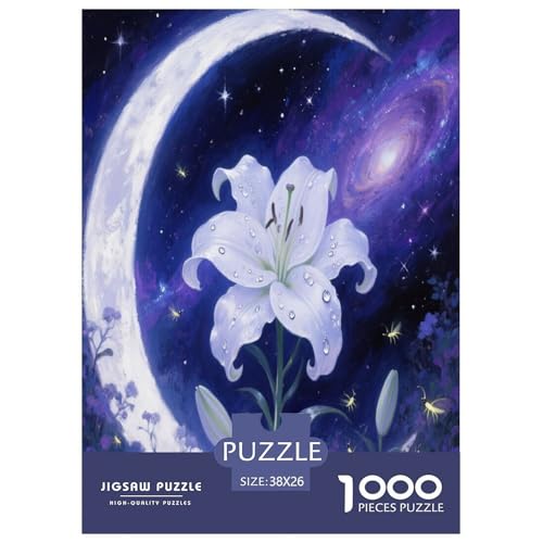 Lilie 1000 Teile Puzzle Für Erwachsene Familien-Challenge-Spielzeuge Stresslindernde Unterhaltung Teamgeist Pflegen Für Männer, Frauen, Ältere 38x26cm/1000pcs Lilie 1000 Teile Puzzle Für Erwachsene Familien-Challenge-Spielzeuge Stresslindernde Unterhaltung Teamgeist Pflegen Für Männer, Frauen, Ältere 38x26cm/1000pcs von JOFHYYSIE