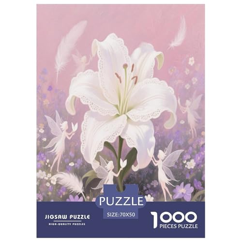 Lilie 1000 Teile Puzzle Für Erwachsene Herausforderndes Spiel Stresslindernde Unterhaltung Gedächtnis des Gehirns Trainieren Für Erwachsene Geschenke 70x50cm/1000pcs Lilie 1000 Teile Puzzle Für Erwachsene Herausforderndes Spiel Stresslindernde Unterhaltung Gedächtnis des Gehirns Trainieren Für Erwachsene Geschenke 70x50cm/1000pcs von JOFHYYSIE