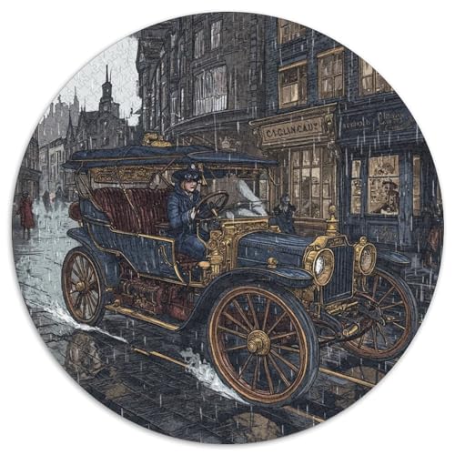 Limousine im Alten Stil 1000 Teile Puzzle Für Erwachsene Herausforderung Stressabbau-Puzzle Gedächtnis Trainieren Für Die Ganze Familie, Geschenke Für Frauen & Männer 1000pcs (67.5x67.5cm) von JOFHYYSIE