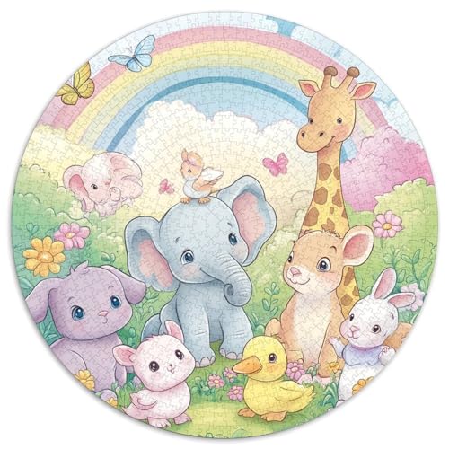 Little Elefanten 1000 Piece Jigsaw Puzzle for Adults EduKatzeional Games Stress Relief Puzzle Exercise The Memory of The Brain for Adults and Kids, Age 12 Years Up 1000pcs (67.5x67.5cm) von JOFHYYSIE