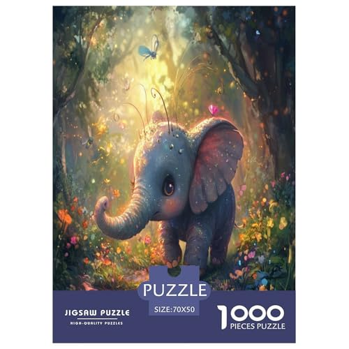 Little Elefanten 1000 Teile Puzzle Für Erwachsene Familien-Challenge-Spielzeuge Stresslindernde Unterhaltung Teamgeist Pflegen Für Familien-DekoRatteionen 70x50cm/1000pcs Little Elefanten 1000 Teile Puzzle Für Erwachsene Familien-Challenge-Spielzeuge Stresslindernde Unterhaltung Teamgeist Pflegen Für Familien-DekoRatteionen 70x50cm/1000pcs von JOFHYYSIE