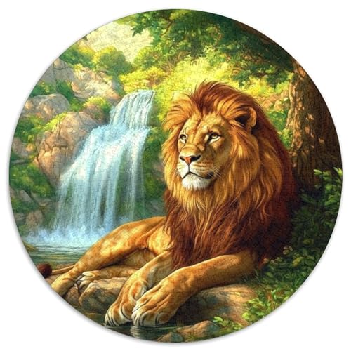 Löwen 1000 Piece Jigsaw Puzzle for Adults EduKatzeional Games Stress Relief Puzzle Cultivate The Spirit of Teamwork for Men, Women, Elders, Seniors 1000pcs (67.5x67.5cm) von JOFHYYSIE