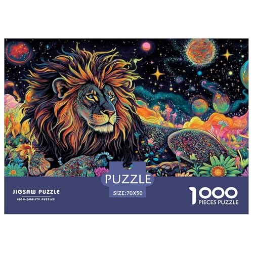 Löwen 1000 Pieces Jigsaw Puzzles for Adults EduKatzeional Games Stress Relieving Entertainment Cultivate The Spirit of Teamwork for Men, Women, Elders, Seniors 70x50cm/1000pcs Löwen 1000 Pieces Jigsaw Puzzles for Adults EduKatzeional Games Stress Relieving Entertainment Cultivate The Spirit of Teamwork for Men, Women, Elders, Seniors 70x50cm/1000pcs von JOFHYYSIE