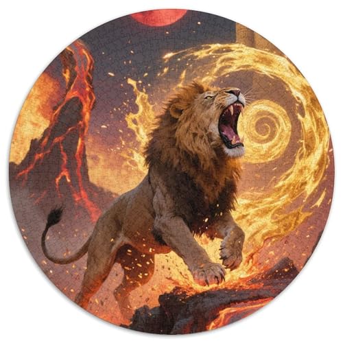 Löwen 1000 Teile Puzzle Für Erwachsene Herausforderung Stresslindernde Unterhaltung Teamgeist Pflegen Für Die Ganze Familie, Geschenke Für Frauen & Männer 1000pcs (67.5x67.5cm) von JOFHYYSIE