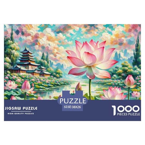 Lotusblume 1000 Piece Jigsaw Puzzle for Adults Family Challenge Toys Stress Relief Puzzle Exercise The Memory of The Brain for Family DecoRatteteions 38x26cm/1000pcs Lotusblume 1000 Piece Jigsaw Puzzle for Adults Family Challenge Toys Stress Relief Puzzle Exercise The Memory of The Brain for Family DecoRatteteions 38x26cm/1000pcs von JOFHYYSIE