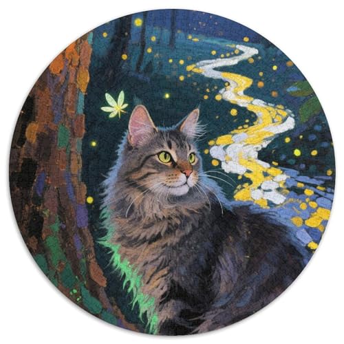 Maine Coon 1000 Teile Puzzle Für Erwachsene Familien-Challenge Stressabbau-Puzzle Gedächtnis Trainieren Für Die Ganze Familie, Geschenke Für Frauen & Männer 1000pcs (67.5x67.5cm) von JOFHYYSIE