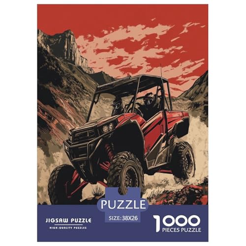 Mountain Offroad Fahrzeug 1000 Teile Puzzle Für Erwachsene Bildungspiele Stressabbau-Puzzle Teamgeist Pflegen Für Männer, Frauen, Ältere 38x26cm/1000pcs Mountain Offroad Fahrzeug 1000 Teile Puzzle Für Erwachsene Bildungspiele Stressabbau-Puzzle Teamgeist Pflegen Für Männer, Frauen, Ältere 38x26cm/1000pcs von JOFHYYSIE