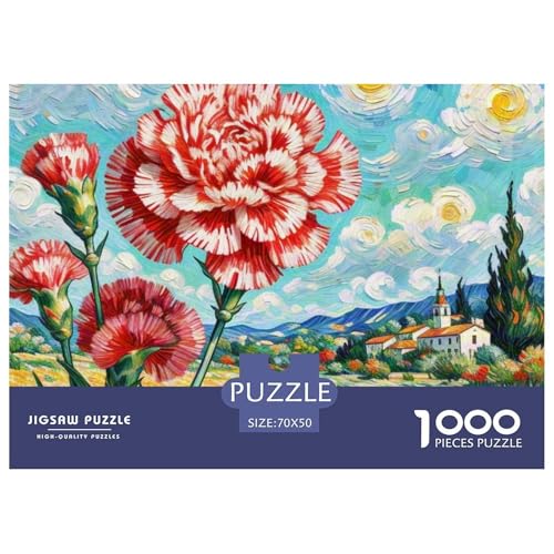 Nelken 1000 Piece Jigsaw Puzzle for Adults EduKatzeional Games Stress Relief Puzzle Exercise The Memory of The Brain for Adults Gifts 70x50cm/1000pcs Nelken 1000 Piece Jigsaw Puzzle for Adults EduKatzeional Games Stress Relief Puzzle Exercise The Memory of The Brain for Adults Gifts 70x50cm/1000pcs von JOFHYYSIE