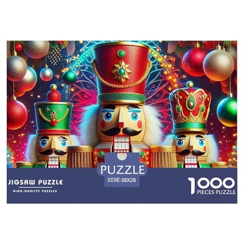 Nutcracker Soldaten 1000 Teile Puzzle Für Erwachsene Herausforderndes Spiel Stresslindernde Unterhaltung Gedächtnis des Gehirns Trainieren Für Die Ganze Familie, Geschenke Für Frauen, Geschenke Für M Nutcracker Soldaten 1000 Teile Puzzle Für Erwachsene Herausforderndes Spiel Stresslindernde Unterhaltung Gedächtnis des Gehirns Trainieren Für Die Ganze Familie, Geschenke Für Frauen, Geschenke Für M von JOFHYYSIE