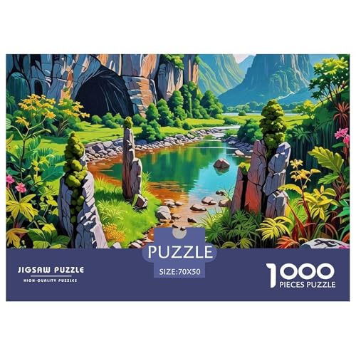 Originales Design 1000 Teile Puzzle Für Erwachsene Bildungspiele Stresslindernde Unterhaltung Teamgeist Pflegen Für Familien-Dekorationen 70x50cm/1000pcs von JOFHYYSIE