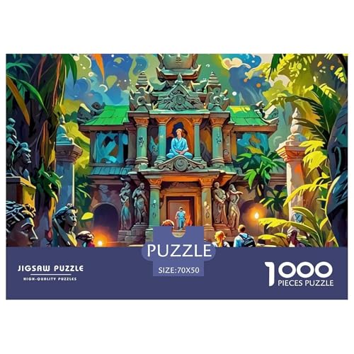 Originales Design 1000 Teile Puzzle Für Erwachsene Familien-Challenge-Spielzeuge Stressabbau-Puzzle Gedächtnis des Gehirns Trainieren Für Familien-Dekorationen 70x50cm/1000pcs von JOFHYYSIE
