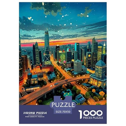 Originales Design 1000 Teile Puzzle Für Erwachsene Familien-Challenge-Spielzeuge Stressabbau-Puzzle Teamgeist Pflegen Für Die Ganze Familie, Geschenke Für Frauen, Geschenke Für Männer 70x50cm/10 von JOFHYYSIE