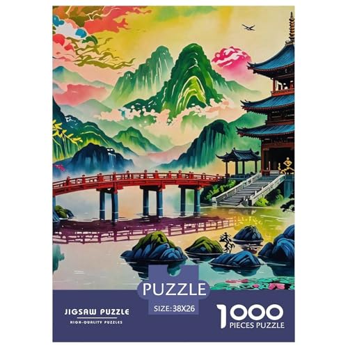 Originales Design 1000 Teile Puzzle Für Erwachsene Familien-Challenge-Spielzeuge Stresslindernde Unterhaltung Gedächtnis des Gehirns Trainieren Für Erwachsene Und Kinder Ab 14 Jahren 38x26cm/100 Originales Design 1000 Teile Puzzle Für Erwachsene Familien-Challenge-Spielzeuge Stresslindernde Unterhaltung Gedächtnis des Gehirns Trainieren Für Erwachsene Und Kinder Ab 14 Jahren 38x26cm/100 von JOFHYYSIE