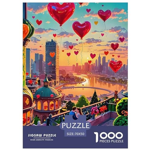 Originales Design 1000 Teile Puzzle Für Erwachsene Herausforderndes Spiel Stresslindernde Unterhaltung Gedächtnis des Gehirns Trainieren Für Die Ganze Familie, Geschenke Für Frauen, Geschenke Fü von JOFHYYSIE