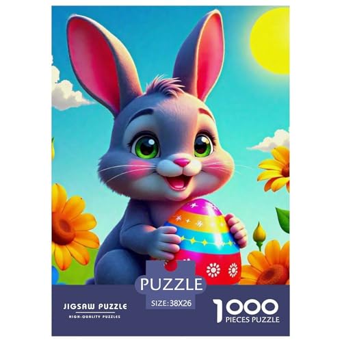Ostern 1000 Teile Puzzle Für Erwachsene Familien-Challenge-Spielzeuge Stresslindernde Unterhaltung Teamgeist Pflegen Für Männer, Frauen, Ältere 38x26cm/1000pcs Ostern 1000 Teile Puzzle Für Erwachsene Familien-Challenge-Spielzeuge Stresslindernde Unterhaltung Teamgeist Pflegen Für Männer, Frauen, Ältere 38x26cm/1000pcs von JOFHYYSIE