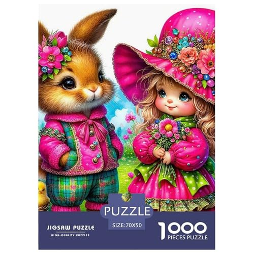 Ostern 1000 Teile Puzzle Für Erwachsene Familien-Challenge-Spielzeuge Stresslindernde Unterhaltung Teamgeist Pflegen Für Männer, Frauen, Ältere 70x50cm/1000pcs Ostern 1000 Teile Puzzle Für Erwachsene Familien-Challenge-Spielzeuge Stresslindernde Unterhaltung Teamgeist Pflegen Für Männer, Frauen, Ältere 70x50cm/1000pcs von JOFHYYSIE