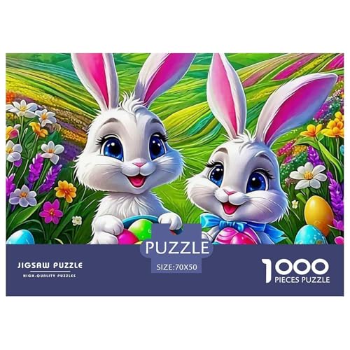 Ostern 1000 Teile Puzzle Für Erwachsene Herausforderndes Spiel Stressabbau-Puzzle Gedächtnis des Gehirns Trainieren Für Erwachsene Und Kinder Ab 14 Jahren 70x50cm/1000pcs Ostern 1000 Teile Puzzle Für Erwachsene Herausforderndes Spiel Stressabbau-Puzzle Gedächtnis des Gehirns Trainieren Für Erwachsene Und Kinder Ab 14 Jahren 70x50cm/1000pcs von JOFHYYSIE