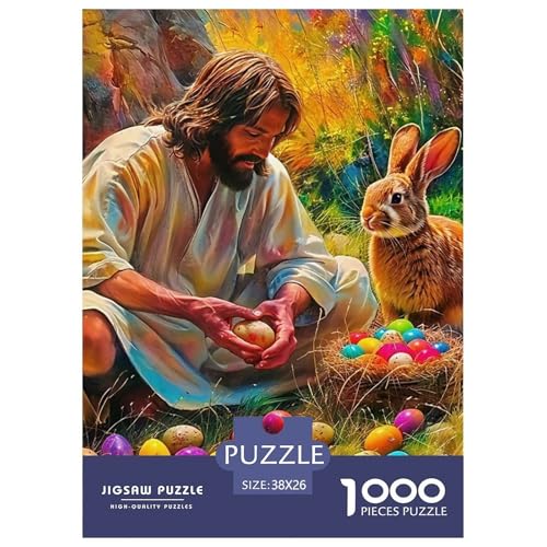 Ostern 1000 Teile Puzzle Für Erwachsene Herausforderndes Spiel Stressabbau-Puzzle Teamgeist Pflegen Für Familien-Dekorationen 38x26cm/1000pcs Ostern 1000 Teile Puzzle Für Erwachsene Herausforderndes Spiel Stressabbau-Puzzle Teamgeist Pflegen Für Familien-Dekorationen 38x26cm/1000pcs von JOFHYYSIE
