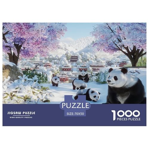 Panda 1000 Piece Jigsaw Puzzle for Adults EduKatzeional Games Stress Relief Puzzle Exercise The Memory of The Brain for Family DecoRatteteions 70x50cm/1000pcs Panda 1000 Piece Jigsaw Puzzle for Adults EduKatzeional Games Stress Relief Puzzle Exercise The Memory of The Brain for Family DecoRatteteions 70x50cm/1000pcs von JOFHYYSIE