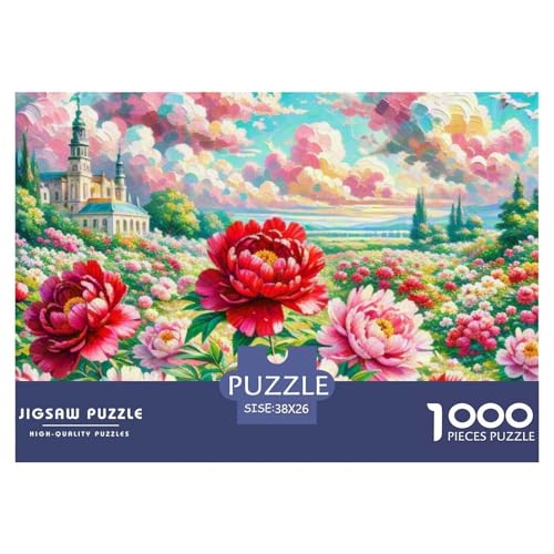 Peony 1000 Piece Jigsaw Puzzle for Adults EduKatzeional Games Stress Relief Puzzle Cultivate The Spirit of Teamwork for Men, Women, Elders, Seniors 38x26cm/1000pcs Peony 1000 Piece Jigsaw Puzzle for Adults EduKatzeional Games Stress Relief Puzzle Cultivate The Spirit of Teamwork for Men, Women, Elders, Seniors 38x26cm/1000pcs von JOFHYYSIE
