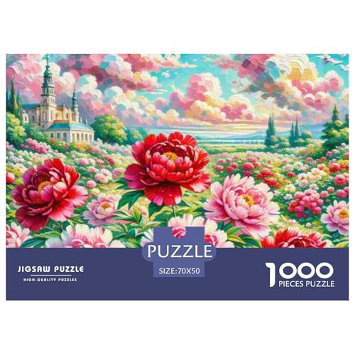 Peony 1000 Piece Jigsaw Puzzle for Adults Family Challenge Toys Stress Relief Puzzle Exercise The Memory of The Brain for Men, Women, Elders, Seniors 70x50cm/1000pcs Peony 1000 Piece Jigsaw Puzzle for Adults Family Challenge Toys Stress Relief Puzzle Exercise The Memory of The Brain for Men, Women, Elders, Seniors 70x50cm/1000pcs von JOFHYYSIE