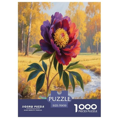 Peony 1000 Teile Puzzle Für Erwachsene Familien-Challenge-Spielzeuge Stresslindernde Unterhaltung Gedächtnis des Gehirns Trainieren Für Erwachsene Und Kinder Ab 14 Jahren 70x50cm/1000pcs Peony 1000 Teile Puzzle Für Erwachsene Familien-Challenge-Spielzeuge Stresslindernde Unterhaltung Gedächtnis des Gehirns Trainieren Für Erwachsene Und Kinder Ab 14 Jahren 70x50cm/1000pcs von JOFHYYSIE