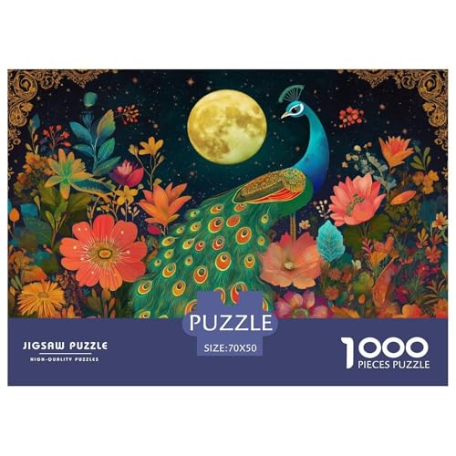 Pfauen 1000 Piece Jigsaw Puzzle for Adults Challenging Game Stress Relief Puzzle Exercise The Memory of The Brain for Adults and Kids, Age 12 Years Up 70x50cm/1000pcs Pfauen 1000 Piece Jigsaw Puzzle for Adults Challenging Game Stress Relief Puzzle Exercise The Memory of The Brain for Adults and Kids, Age 12 Years Up 70x50cm/1000pcs von JOFHYYSIE