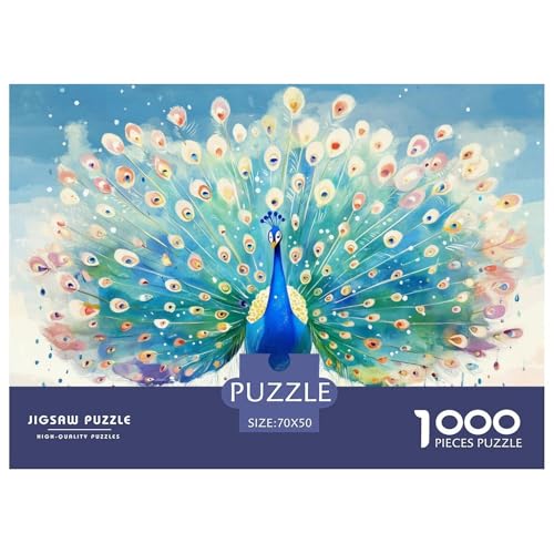 Pfauen 1000 Pieces Jigsaw Puzzles for Adults Family Challenge Toys Stress Relieving Entertainment Exercise The Memory of The Brain for The Whole for Women, Gifts for Men 70x50cm/100 Pfauen 1000 Pieces Jigsaw Puzzles for Adults Family Challenge Toys Stress Relieving Entertainment Exercise The Memory of The Brain for The Whole for Women, Gifts for Men 70x50cm/100 von JOFHYYSIE