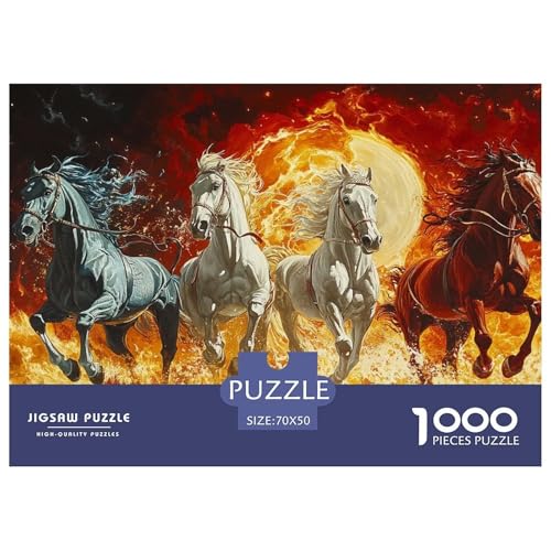 Pferd 1000 Piece Jigsaw Puzzle for Adults Family Challenge Toys Stress Relief Puzzle Exercise The Memory of The Brain for Adults and Kids, Age 12 Years Up 70x50cm/1000pcs Pferd 1000 Piece Jigsaw Puzzle for Adults Family Challenge Toys Stress Relief Puzzle Exercise The Memory of The Brain for Adults and Kids, Age 12 Years Up 70x50cm/1000pcs von JOFHYYSIE