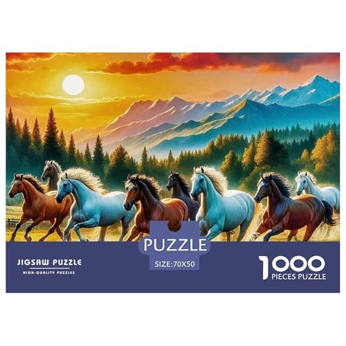 Pferd 1000 Teile Puzzle Für Erwachsene Familien-Challenge-Spielzeuge Stresslindernde Unterhaltung Teamgeist Pflegen Für Erwachsene Geschenke 70x50cm/1000pcs Pferd 1000 Teile Puzzle Für Erwachsene Familien-Challenge-Spielzeuge Stresslindernde Unterhaltung Teamgeist Pflegen Für Erwachsene Geschenke 70x50cm/1000pcs von JOFHYYSIE