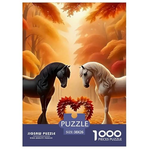 Pferd 1000 Teile Puzzle Für Erwachsene Familien-Challenge-Spielzeuge Stresslindernde Unterhaltung Teamgeist Pflegen Für Familien-Dekorationen 38x26cm/1000pcs Pferd 1000 Teile Puzzle Für Erwachsene Familien-Challenge-Spielzeuge Stresslindernde Unterhaltung Teamgeist Pflegen Für Familien-Dekorationen 38x26cm/1000pcs von JOFHYYSIE