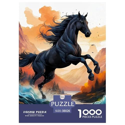Pferd 1000 Teile Puzzle Für Erwachsene Herausforderndes Spiel Stressabbau-Puzzle Gedächtnis des Gehirns Trainieren Für Die Ganze Familie, Geschenke Für Frauen, Geschenke Für Männer 38x26cm/1000p Pferd 1000 Teile Puzzle Für Erwachsene Herausforderndes Spiel Stressabbau-Puzzle Gedächtnis des Gehirns Trainieren Für Die Ganze Familie, Geschenke Für Frauen, Geschenke Für Männer 38x26cm/1000p von JOFHYYSIE