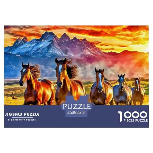 Pferd 1000 Teile Puzzle Für Erwachsene Herausforderndes Spiel Stressabbau-Puzzle Gedächtnis des Gehirns Trainieren Für Erwachsene Und Kinder Ab 14 Jahren 38x26cm/1000pcs Pferd 1000 Teile Puzzle Für Erwachsene Herausforderndes Spiel Stressabbau-Puzzle Gedächtnis des Gehirns Trainieren Für Erwachsene Und Kinder Ab 14 Jahren 38x26cm/1000pcs von JOFHYYSIE
