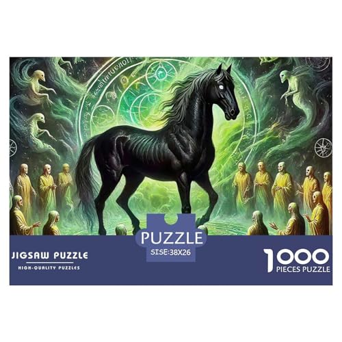 Pferd 1000 Teile Puzzle Für Erwachsene Herausforderndes Spiel Stressabbau-Puzzle Gedächtnis des Gehirns Trainieren Für Erwachsene Und Kinder Ab 14 Jahren 38x26cm/1000pcs Pferd 1000 Teile Puzzle Für Erwachsene Herausforderndes Spiel Stressabbau-Puzzle Gedächtnis des Gehirns Trainieren Für Erwachsene Und Kinder Ab 14 Jahren 38x26cm/1000pcs von JOFHYYSIE