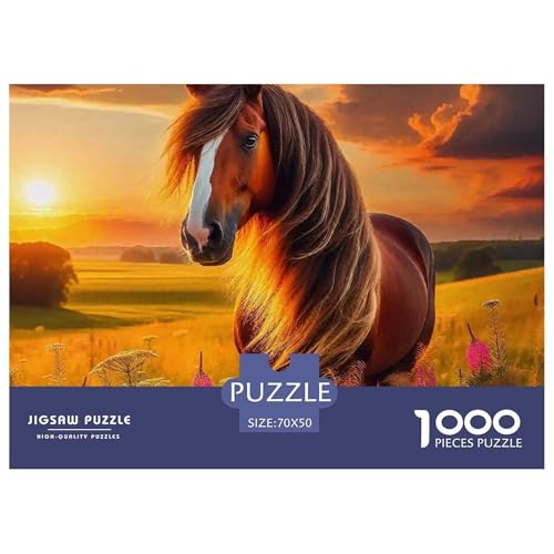 Pferd 1000 Teile Puzzle Für Erwachsene Herausforderndes Spiel Stressabbau-Puzzle Teamgeist Pflegen Für Erwachsene Geschenke 70x50cm/1000pcs Pferd 1000 Teile Puzzle Für Erwachsene Herausforderndes Spiel Stressabbau-Puzzle Teamgeist Pflegen Für Erwachsene Geschenke 70x50cm/1000pcs von JOFHYYSIE