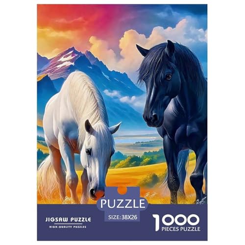 Pferd 1000 Teile Puzzle Für Erwachsene Herausforderndes Spiel Stressabbau-Puzzle Teamgeist Pflegen Für Familien-Dekorationen 38x26cm/1000pcs Pferd 1000 Teile Puzzle Für Erwachsene Herausforderndes Spiel Stressabbau-Puzzle Teamgeist Pflegen Für Familien-Dekorationen 38x26cm/1000pcs von JOFHYYSIE