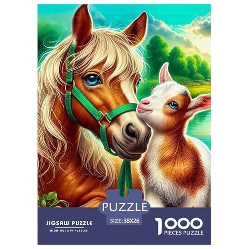 Pferd 1000 Teile Puzzle Für Erwachsene Herausforderndes Spiel Stresslindernde Unterhaltung Teamgeist Pflegen Für Die Ganze Familie, Geschenke Für Frauen, Geschenke Für Männer 38x26cm/1000pcs Pferd 1000 Teile Puzzle Für Erwachsene Herausforderndes Spiel Stresslindernde Unterhaltung Teamgeist Pflegen Für Die Ganze Familie, Geschenke Für Frauen, Geschenke Für Männer 38x26cm/1000pcs von JOFHYYSIE