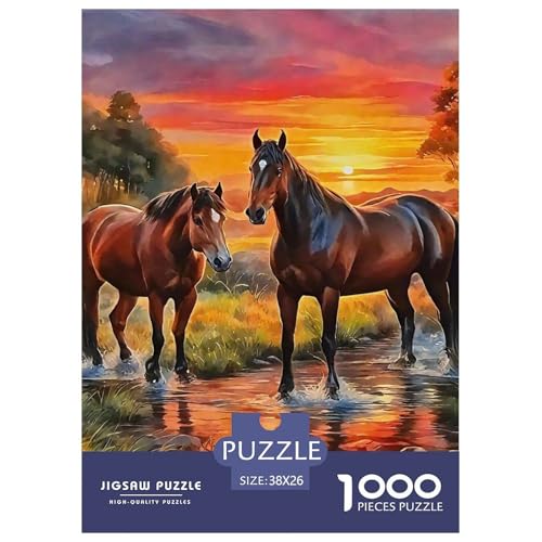 Pferd 1000 Teile Puzzle Für Erwachsene Herausforderndes Spiel Stresslindernde Unterhaltung Teamgeist Pflegen Für Erwachsene Geschenke 38x26cm/1000pcs Pferd 1000 Teile Puzzle Für Erwachsene Herausforderndes Spiel Stresslindernde Unterhaltung Teamgeist Pflegen Für Erwachsene Geschenke 38x26cm/1000pcs von JOFHYYSIE