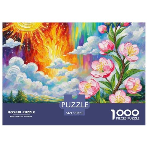 Pfirsichblüte 1000 Piece Jigsaw Puzzle for Adults EduKatzeional Games Stress Relief Puzzle Exercise The Memory of The Brain for Men, Women, Elders, Seniors 70x50cm/1000pcs Pfirsichblüte 1000 Piece Jigsaw Puzzle for Adults EduKatzeional Games Stress Relief Puzzle Exercise The Memory of The Brain for Men, Women, Elders, Seniors 70x50cm/1000pcs von JOFHYYSIE