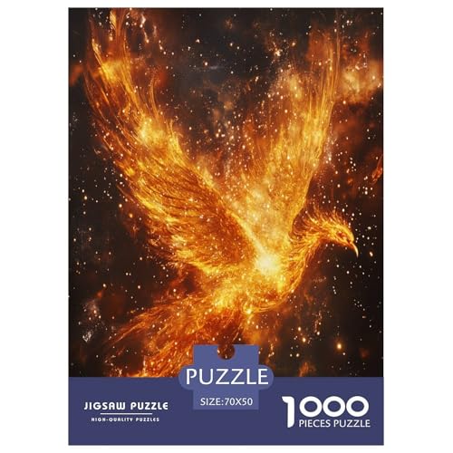 Phoenix 1000 Teile Puzzle Für Erwachsene Familien-Challenge-Spielzeuge Stresslindernde Unterhaltung Teamgeist Pflegen Für Familien-DekoRatteionen 70x50cm/1000pcs Phoenix 1000 Teile Puzzle Für Erwachsene Familien-Challenge-Spielzeuge Stresslindernde Unterhaltung Teamgeist Pflegen Für Familien-DekoRatteionen 70x50cm/1000pcs von JOFHYYSIE